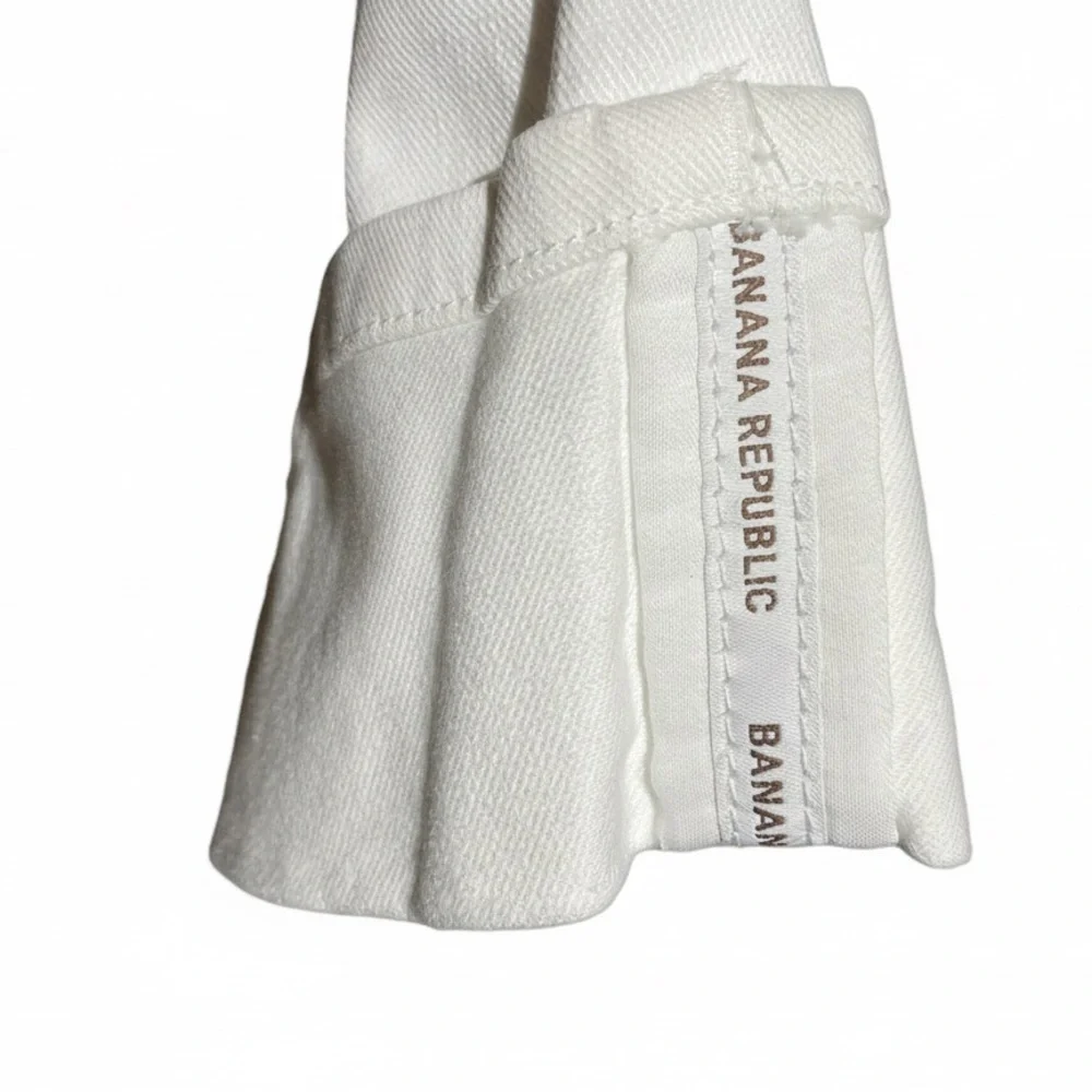 Banana Republic White Cropped Women's Jeans - Picture 6 of 7